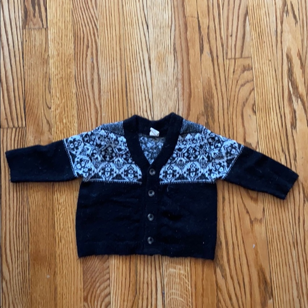 Tucker & Tate Black and White Sweater 6m